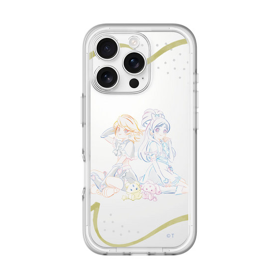 スリムプロテクションプレミアムケース［ ふたりはプリキュア- キュアブラックとキュアホワイト - クリア ］