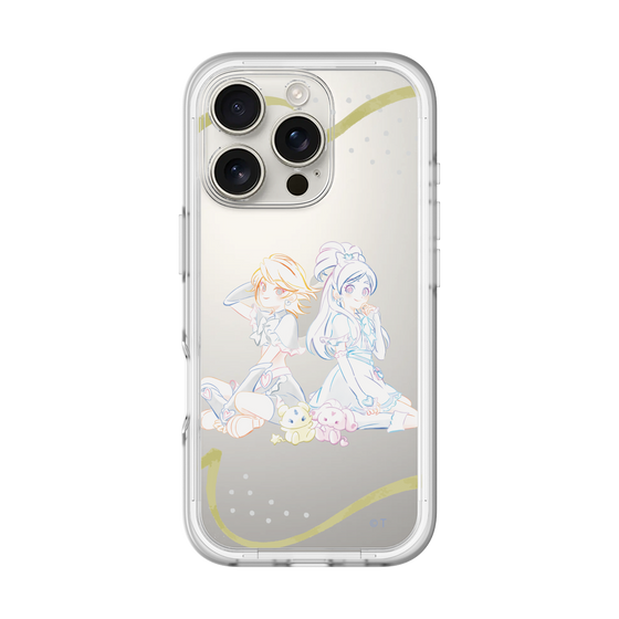 スリムプロテクションプレミアムケース［ ふたりはプリキュア- キュアブラックとキュアホワイト - クリア ］