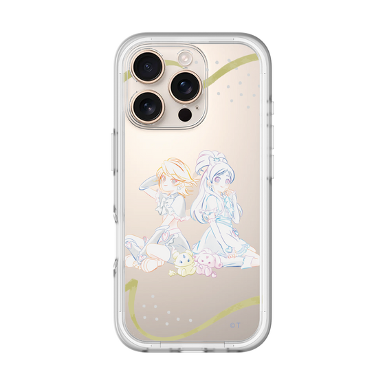スリムプロテクションプレミアムケース［ ふたりはプリキュア- キュアブラックとキュアホワイト - クリア ］