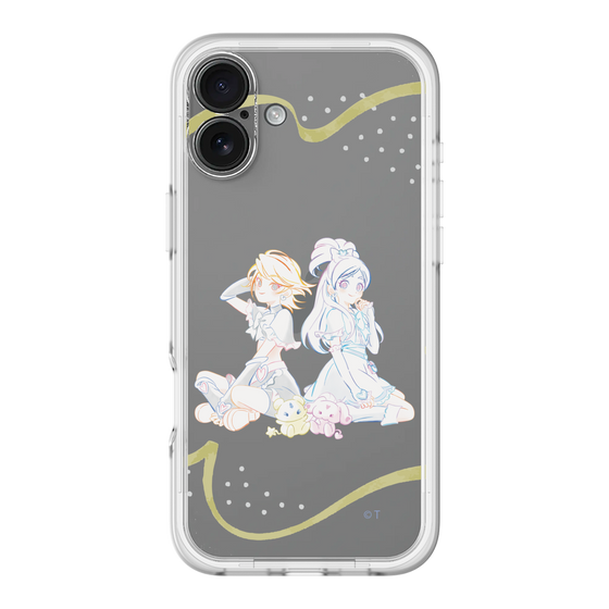 スリムプロテクションプレミアムケース［ ふたりはプリキュア- キュアブラックとキュアホワイト - クリア ］