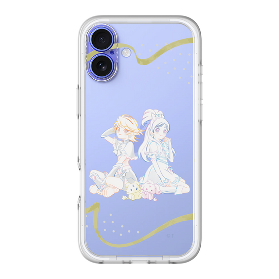 スリムプロテクションプレミアムケース［ ふたりはプリキュア- キュアブラックとキュアホワイト - クリア ］
