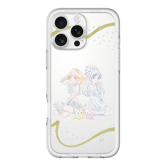 スリムプロテクションプレミアムケース［ ふたりはプリキュア- キュアブラックとキュアホワイト - クリア ］