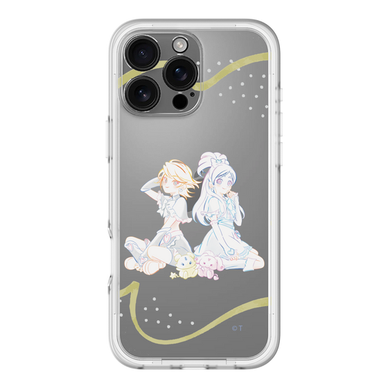 スリムプロテクションプレミアムケース［ ふたりはプリキュア- キュアブラックとキュアホワイト - クリア ］