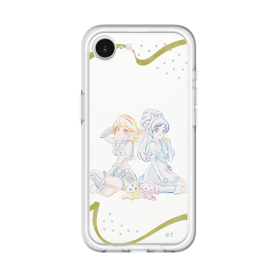 スリムプロテクションプレミアムケース［ ふたりはプリキュア- キュアブラックとキュアホワイト - クリア ］
