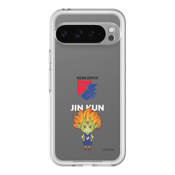 スリムプロテクションプレミアムケース［ B.LEAGUE - ライジングゼファー福岡 - 神くん ］