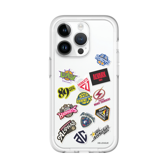 スリムプロテクションプレミアムケース［ B.LEAGUE - B1 - 東地区オールロゴ ］