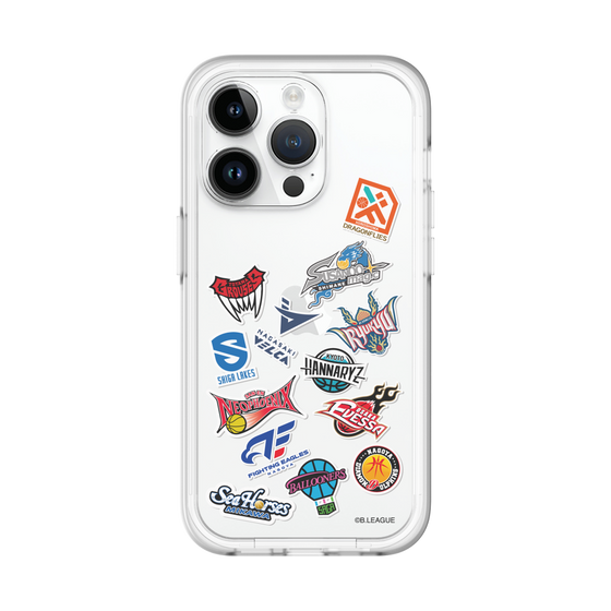 スリムプロテクションプレミアムケース［ B.LEAGUE - B1 - 西地区オールロゴ ］