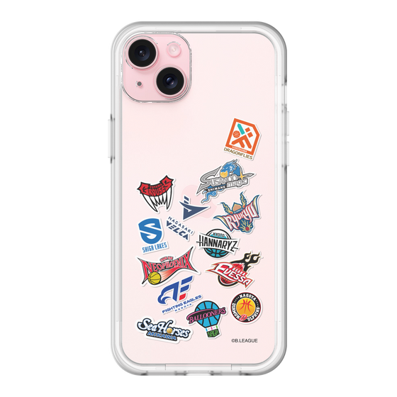 スリムプロテクションプレミアムケース［ B.LEAGUE - B1 - 西地区オールロゴ ］