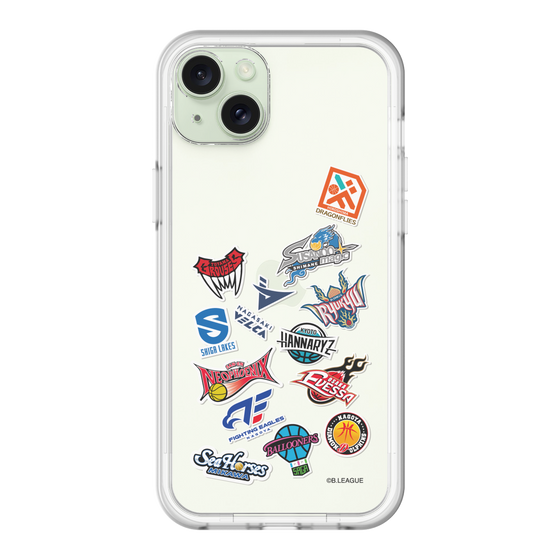 スリムプロテクションプレミアムケース［ B.LEAGUE - B1 - 西地区オールロゴ ］