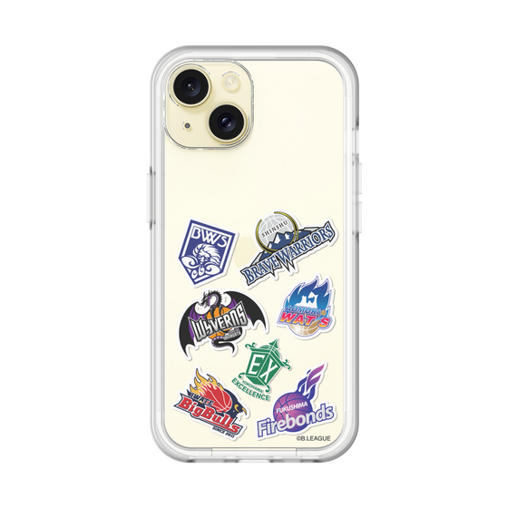 スリムプロテクションプレミアムケース［ B.LEAGUE - B2 - 東地区オールロゴ ］