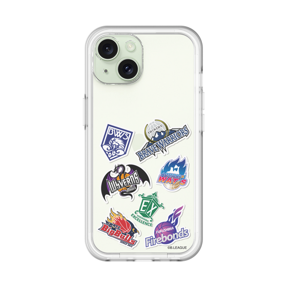 スリムプロテクションプレミアムケース［ B.LEAGUE - B2 - 東地区オールロゴ ］