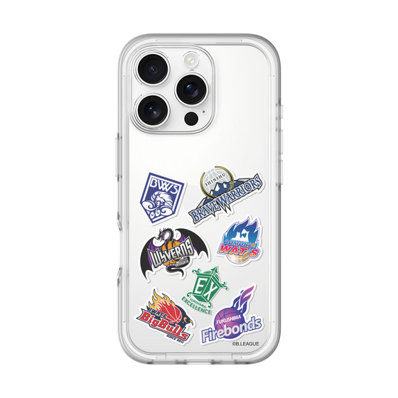 スリムプロテクションプレミアムケース［ B.LEAGUE - B2 - 東地区オールロゴ ］