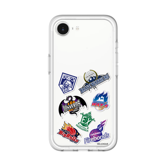 スリムプロテクションプレミアムケース［ B.LEAGUE - B2 - 東地区オールロゴ ］