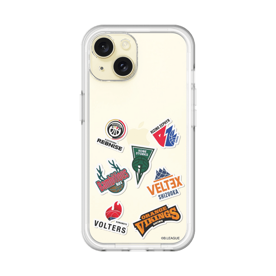 スリムプロテクションプレミアムケース［ B.LEAGUE - B2 - 西地区オールロゴ ］