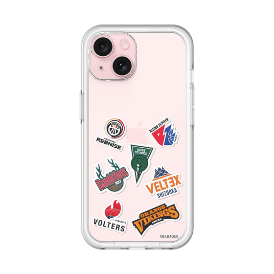 スリムプロテクションプレミアムケース［ B.LEAGUE - B2 - 西地区オールロゴ ］