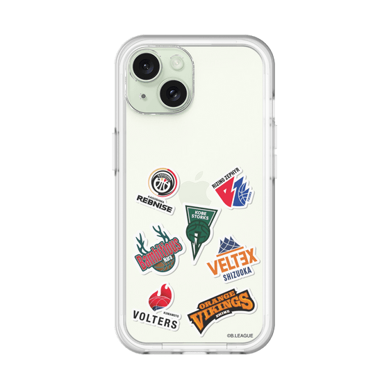 スリムプロテクションプレミアムケース［ B.LEAGUE - B2 - 西地区オールロゴ ］