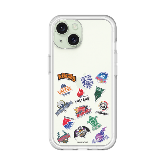 スリムプロテクションプレミアムケース［ B.LEAGUE - B2 - B2オールロゴ ］
