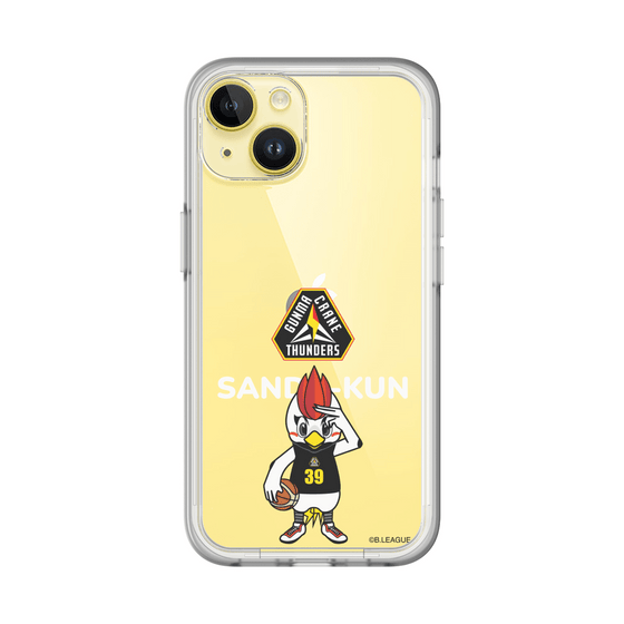 スリムプロテクションプレミアムケース［ B.LEAGUE - 群馬クレインサンダーズ - サンダくん ］