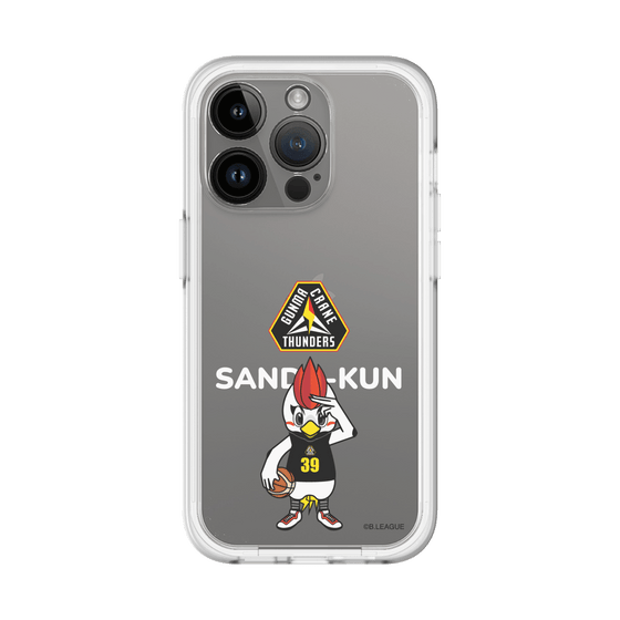 スリムプロテクションプレミアムケース［ B.LEAGUE - 群馬クレインサンダーズ - サンダくん ］