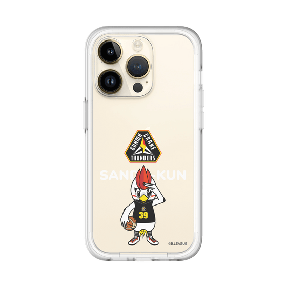 スリムプロテクションプレミアムケース［ B.LEAGUE - 群馬クレインサンダーズ - サンダくん ］