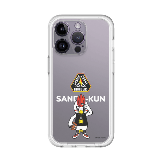 スリムプロテクションプレミアムケース［ B.LEAGUE - 群馬クレインサンダーズ - サンダくん ］