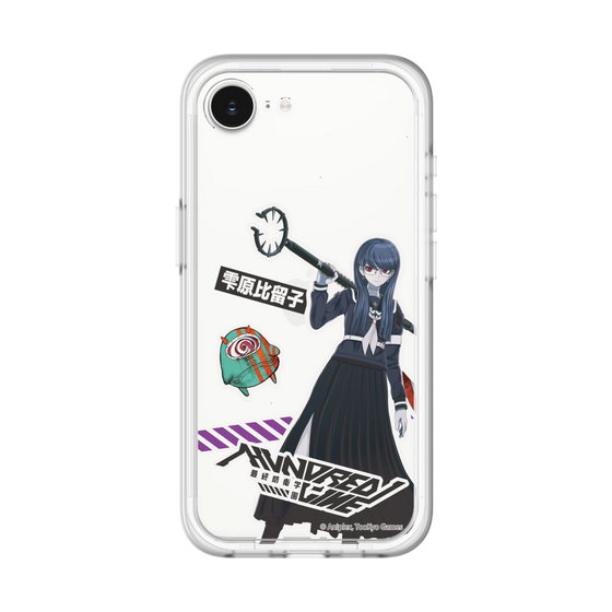 スリムプロテクションプレミアムケース［ HUNDRED LINE -最終防衛学園- - ステッカー - 雫原比留子 ］