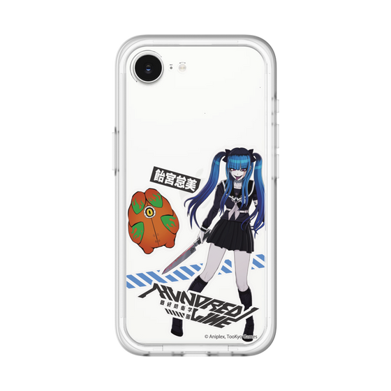 スリムプロテクションプレミアムケース［ HUNDRED LINE -最終防衛学園- - ステッカー - 飴宮怠美 ］