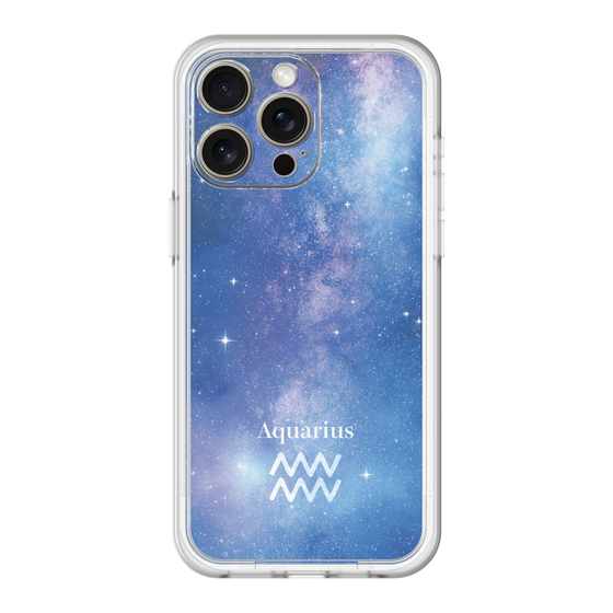 スリムプロテクションプレミアムケース［ STARRY SIGNS - オリジナル - Aquarius ］