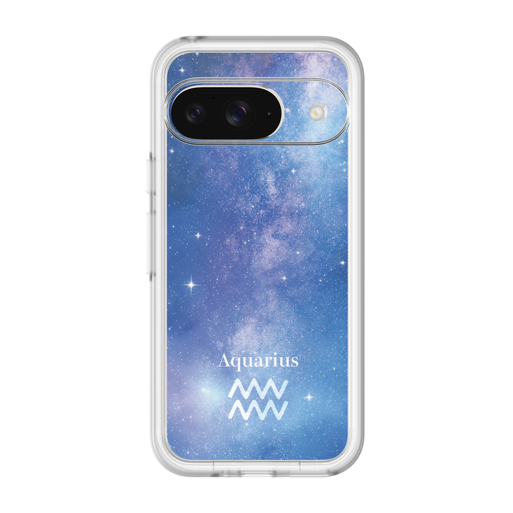 スリムプロテクションプレミアムケース for Google Pixel 9［ STARRY SIGNS - オリジナル - Aquarius ］