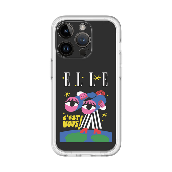 スリムプロテクションプレミアムケース［ ELLE - 80 YEARS - CACHETEJACK ］