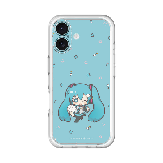 スリムプロテクションプレミアムケース［ しろたん×初音ミク - 初音ミク - しろたんと一緒 ］