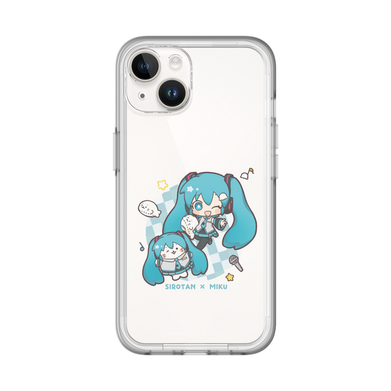 スリムプロテクションプレミアムケース［ しろたん×初音ミク - しろたん×初音ミク ］
