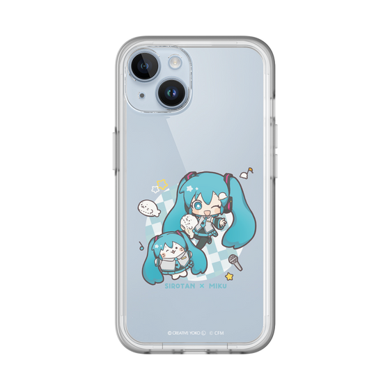 スリムプロテクションプレミアムケース［ しろたん×初音ミク - しろたん×初音ミク ］