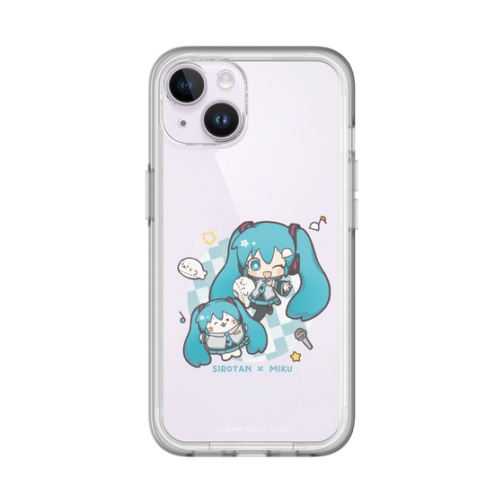スリムプロテクションプレミアムケース［ しろたん×初音ミク - しろたん×初音ミク ］