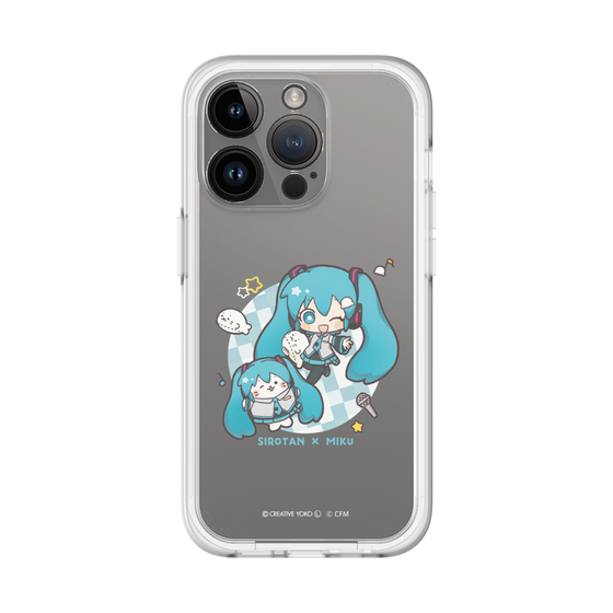 スリムプロテクションプレミアムケース［ しろたん×初音ミク - しろたん×初音ミク ］