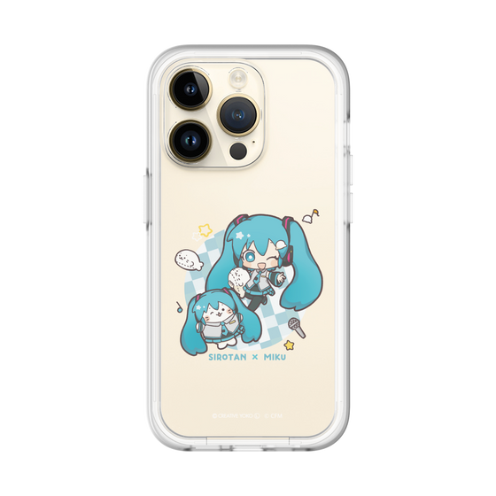 スリムプロテクションプレミアムケース［ しろたん×初音ミク - しろたん×初音ミク ］