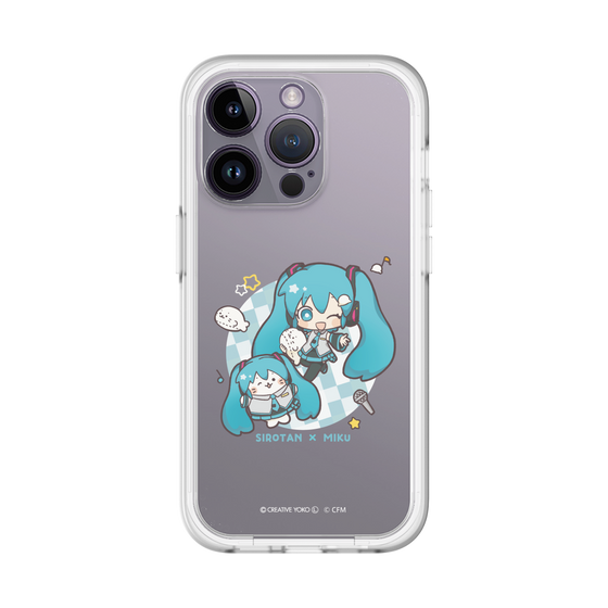 スリムプロテクションプレミアムケース［ しろたん×初音ミク - しろたん×初音ミク ］