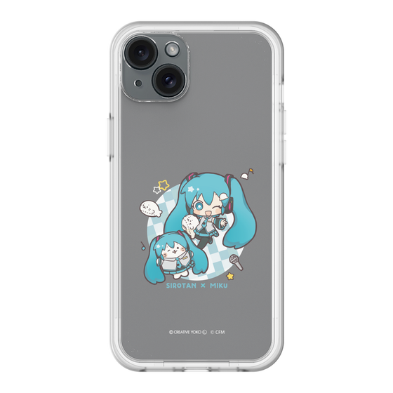 スリムプロテクションプレミアムケース［ しろたん×初音ミク - しろたん×初音ミク ］