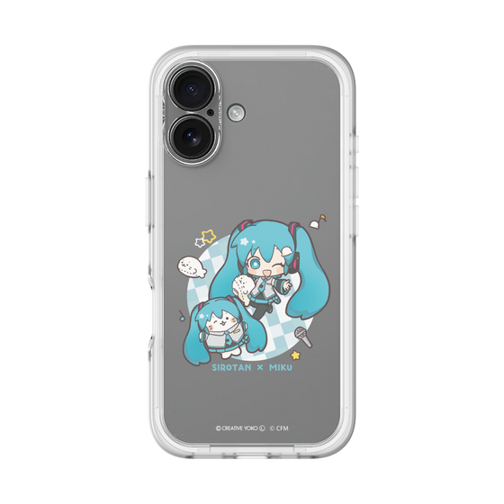 スリムプロテクションプレミアムケース［ しろたん×初音ミク - しろたん×初音ミク ］