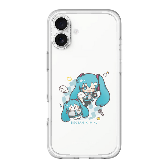 スリムプロテクションプレミアムケース［ しろたん×初音ミク - しろたん×初音ミク ］