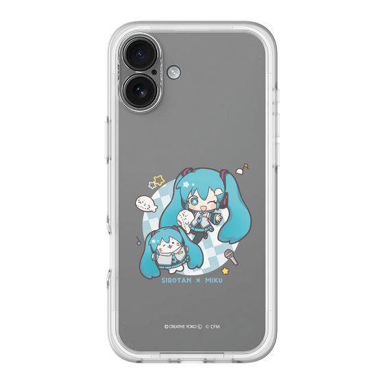 スリムプロテクションプレミアムケース［ しろたん×初音ミク - しろたん×初音ミク ］