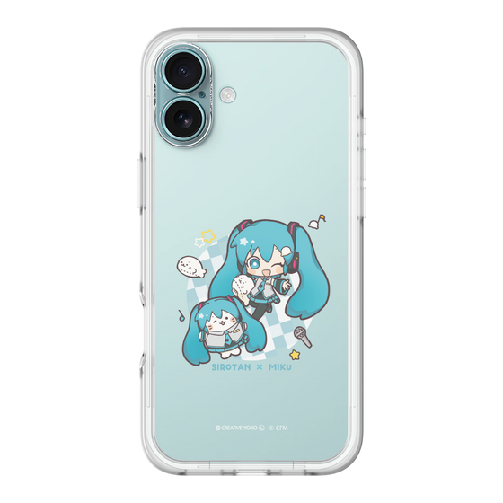 スリムプロテクションプレミアムケース［ しろたん×初音ミク - しろたん×初音ミク ］
