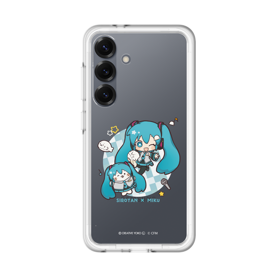 スリムプロテクションプレミアムケース［ しろたん×初音ミク - しろたん×初音ミク ］