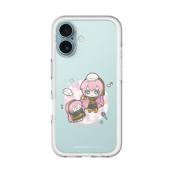 スリムプロテクションプレミアムケース［ しろたん×初音ミク - しろたん×巡音ルカ ］