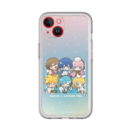 スリムプロテクションプレミアムケース［ しろたん×初音ミク - 全員集合 - しろたんと一緒 ］