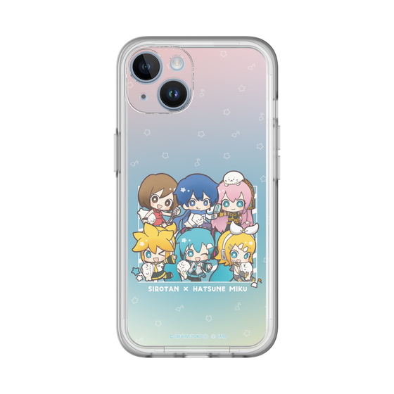 スリムプロテクションプレミアムケース［ しろたん×初音ミク - 全員集合 - しろたんと一緒 ］