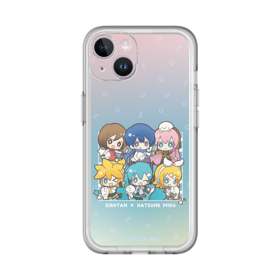 スリムプロテクションプレミアムケース［ しろたん×初音ミク - 全員集合 - しろたんと一緒 ］