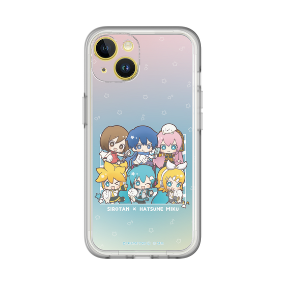 スリムプロテクションプレミアムケース［ しろたん×初音ミク - 全員集合 - しろたんと一緒 ］