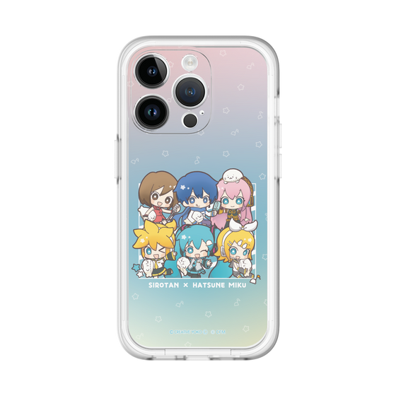 スリムプロテクションプレミアムケース［ しろたん×初音ミク - 全員集合 - しろたんと一緒 ］