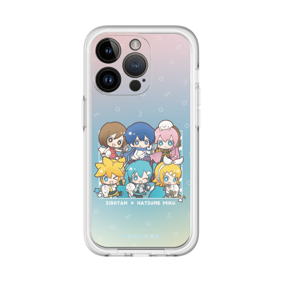 スリムプロテクションプレミアムケース［ しろたん×初音ミク - 全員集合 - しろたんと一緒 ］